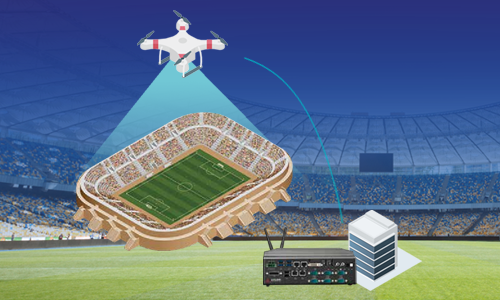 工控機在體育場運營調度無線通信應用