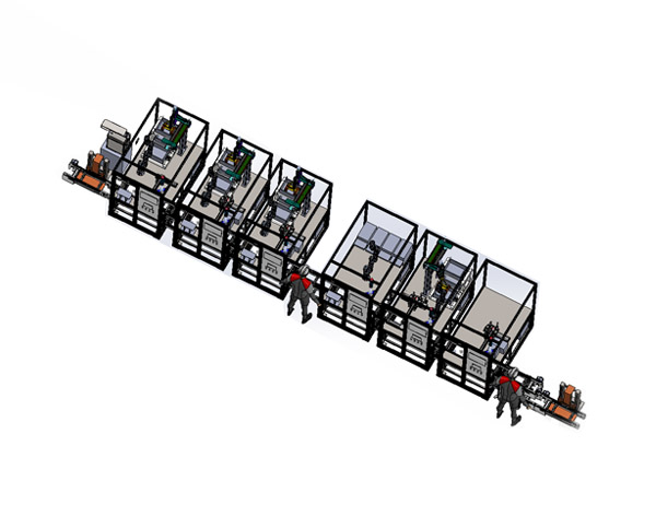 汽車ECU控制器全自動(dòng)化柔性裝配線